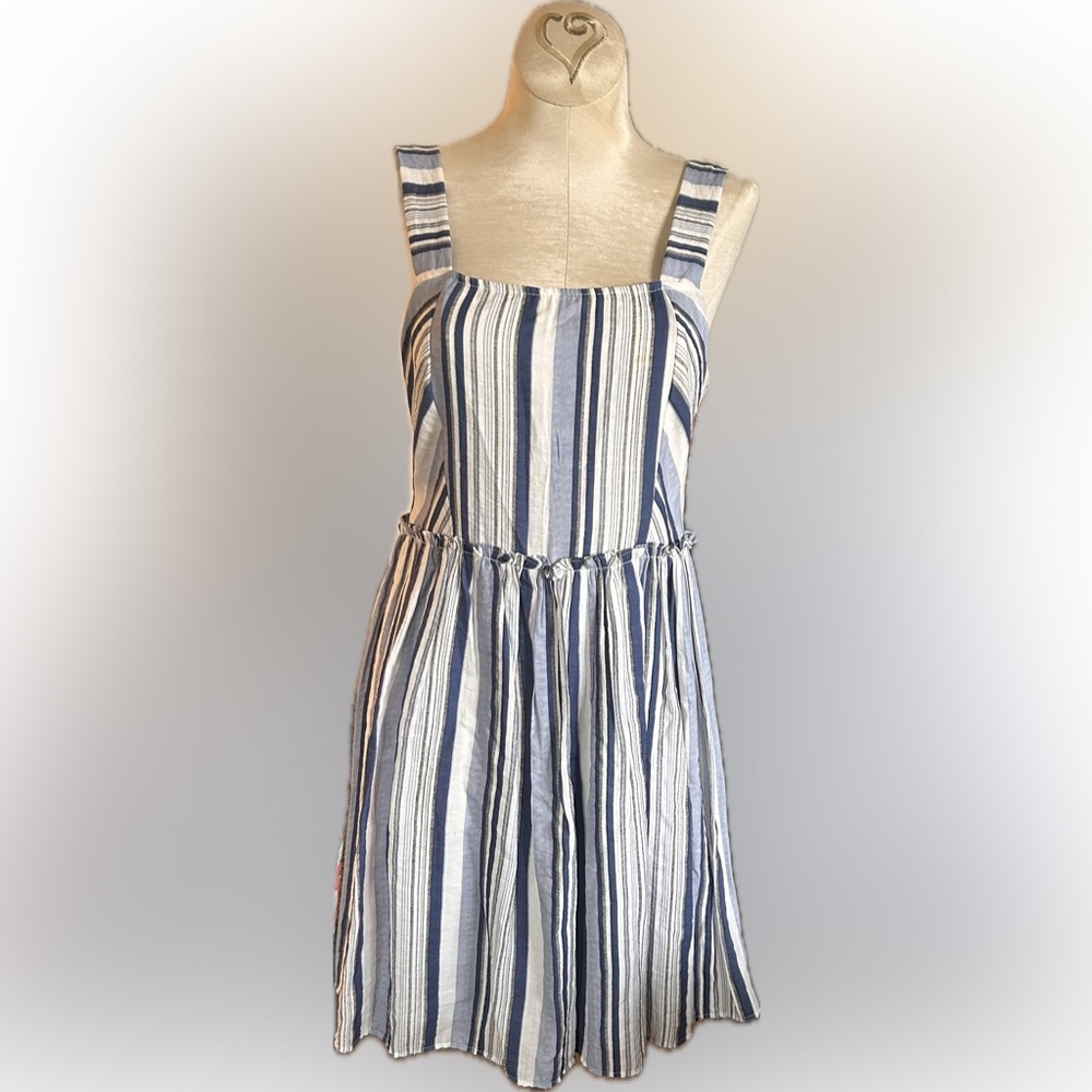 Altar’d  state Striped Blue and White Dress
